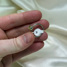 Load image into Gallery viewer, Sz 6 Sterling Silver Libyan Desert Glass Ring B