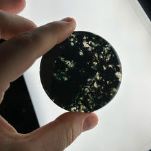 Load image into Gallery viewer, Moss Agate Disc Carving L