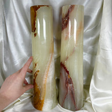 Load image into Gallery viewer, XXL Banded Calcite (“Mexican Onyx”) Vases