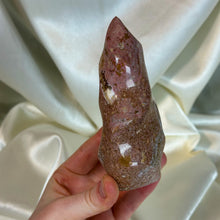 Load image into Gallery viewer, Pink & Purple Sea Jasper Flame (13oz)