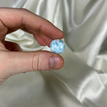 Load image into Gallery viewer, Turtle-back Pattern Chatoyant Larimar Sphere A