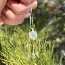 Load image into Gallery viewer, Larimar x Sterling Silver Heart Necklace