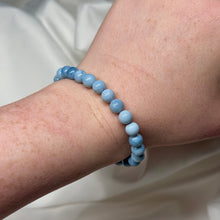 Load image into Gallery viewer, Blue Opal Stretch Bracelet D
