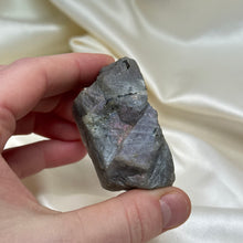 Load image into Gallery viewer, Flashy Half Polished Labradorite Slab A