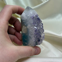 Load image into Gallery viewer, Amethyst with Agate Tower A