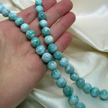 Load image into Gallery viewer, 20” Larimar Beaded Necklace