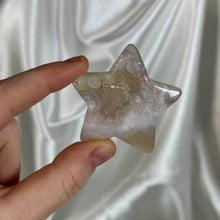 Load image into Gallery viewer, Flower Agate Star Carving B (imperfect)