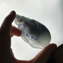 Load image into Gallery viewer, B-Grade Large Rainbow Fluorite Shell Carving G