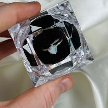 Load image into Gallery viewer, Size 6 Sterling Silver Larimar Ring