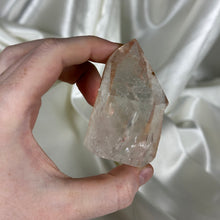 Load image into Gallery viewer, Partially Polished Hematite Quartz Tower C