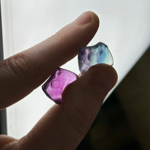 Load image into Gallery viewer, Rainbow Fluorite Game Controller Carvings