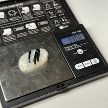 Load image into Gallery viewer, Rainbow Moonstone Cabochon with Tourmaline 59ct