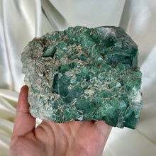 Load image into Gallery viewer, XL Green Cubic Fluorite Cluster B