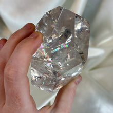 Load image into Gallery viewer, AA Clear Quartz Tower filled with Rainbows (1lb1.1oz)