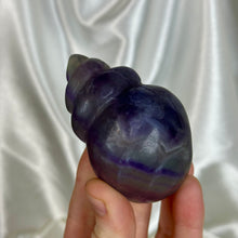 Load image into Gallery viewer, B-Grade Large Rainbow Fluorite Shell Carving B