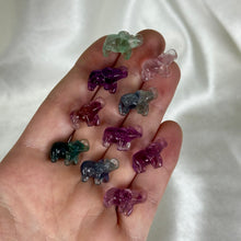 Load image into Gallery viewer, Rainbow Fluorite Elephant Carvings