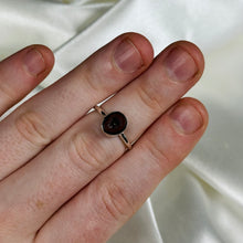 Load image into Gallery viewer, Size 6 Sterling Silver Druzy Agate Geode Ring