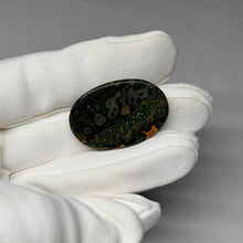 Load image into Gallery viewer, Orbicular Sea Jasper Cabochon 37.28ct