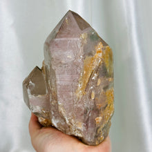 Load image into Gallery viewer, XXL Lithium x Chlorite Quartz Elestial “Castle” (4lb 1.8oz)