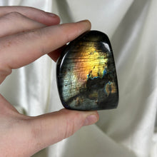 Load image into Gallery viewer, Pink and Silver Labradorite Freeform