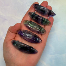 Load image into Gallery viewer, Fluorite Crystal Hair Clips