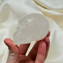 Load image into Gallery viewer, Clear Quartz Skull Carving A