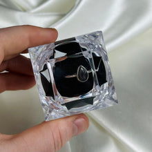 Load image into Gallery viewer, Size 8 Sterling Silver Druzy Agate Geode Ring