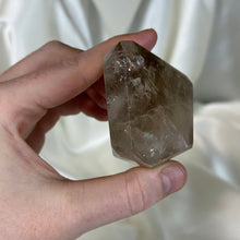 Load image into Gallery viewer, Rainbow-Filled Smoky Citrine on Stand