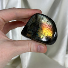 Load image into Gallery viewer, Pink and Silver Labradorite Freeform