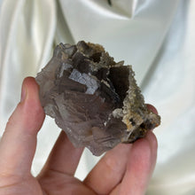 Load image into Gallery viewer, Cubic Fluorite Cluster with Calcite Teeth B