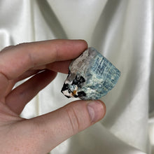 Load image into Gallery viewer, Aquamarine with Black Tourmaline Specimen