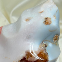 Load image into Gallery viewer, XXL Pastel Sea Jasper Flame with Flower Agate Inclusion 8lb 5oz