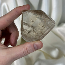 Load image into Gallery viewer, Partially Polished Citrine on Stand