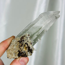 Load image into Gallery viewer, Large Himalayan Quartz Twin with Chlorite Phantom