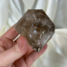 Load image into Gallery viewer, Rainbow-Filled Smoky Citrine on Stand