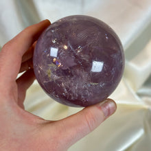 Load image into Gallery viewer, XL Rainbow-Filled Amethyst Sphere (1lb8oz)