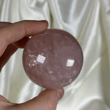 Load image into Gallery viewer, 7.6oz Star Rose Quartz Sphere