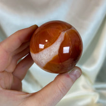 Load image into Gallery viewer, Quartzy Carnelian Sphere (8oz)