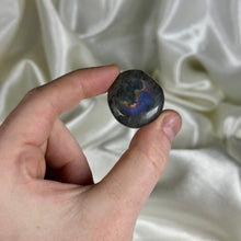 Load image into Gallery viewer, Mini Purple Labradorite Pocket Palm F