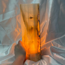 Load image into Gallery viewer, XL Banded Calcite Lamp A