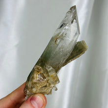 Load image into Gallery viewer, Large Himalayan Quartz Point with Garden Quartz and Chlorite Phantom