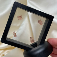 Load image into Gallery viewer, 4pc Natural Pinky-Peach Topaz Crystals in Case E