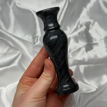 Load image into Gallery viewer, Black Marble Vase A (second hand find)