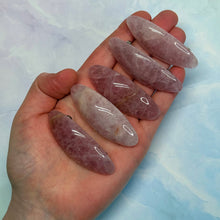 Load image into Gallery viewer, Rose Quartz Crystal Hair Clips