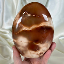 Load image into Gallery viewer, Orca Agate x Carnelian Dragon Egg Freeform