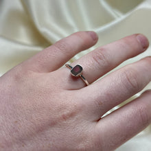Load image into Gallery viewer, Sz 7 Sterling Silver Raw Watermelon Tourmaline Ring