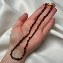 Load image into Gallery viewer, Garnet Beaded Necklaces