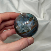 Load image into Gallery viewer, Stormy Seas Sea Jasper Sphere (6.5oz)