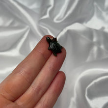 Load image into Gallery viewer, Canadian Nephrite Jade Turtle Pendant (gold plate hardware)