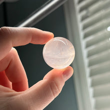 Load image into Gallery viewer, Bright Pink Mozambique Rose Quartz Sphere with Asterism